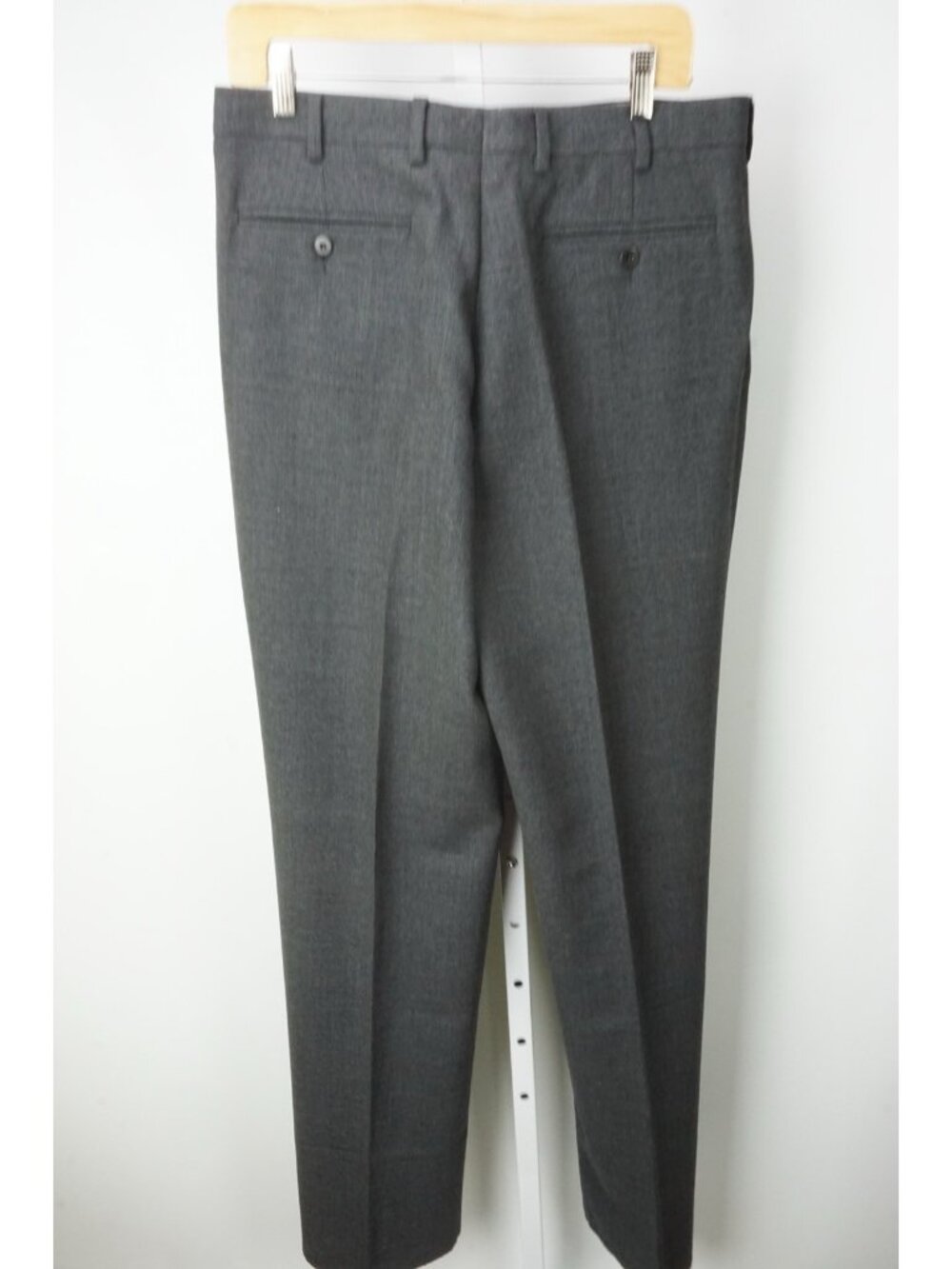 Zanella Johnny 100% Wool Gray Woven Dress Pant 50R EU BRAND NEW - Picture 3 of 6